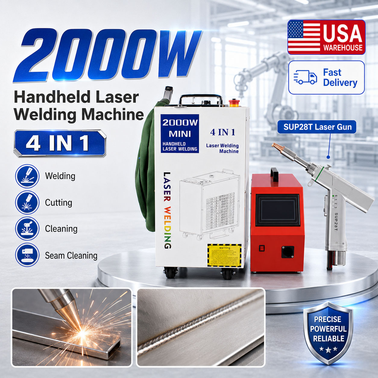 Laser Soldering Machine Handheld - BWT 2000W Fiber Laser Welding 4
