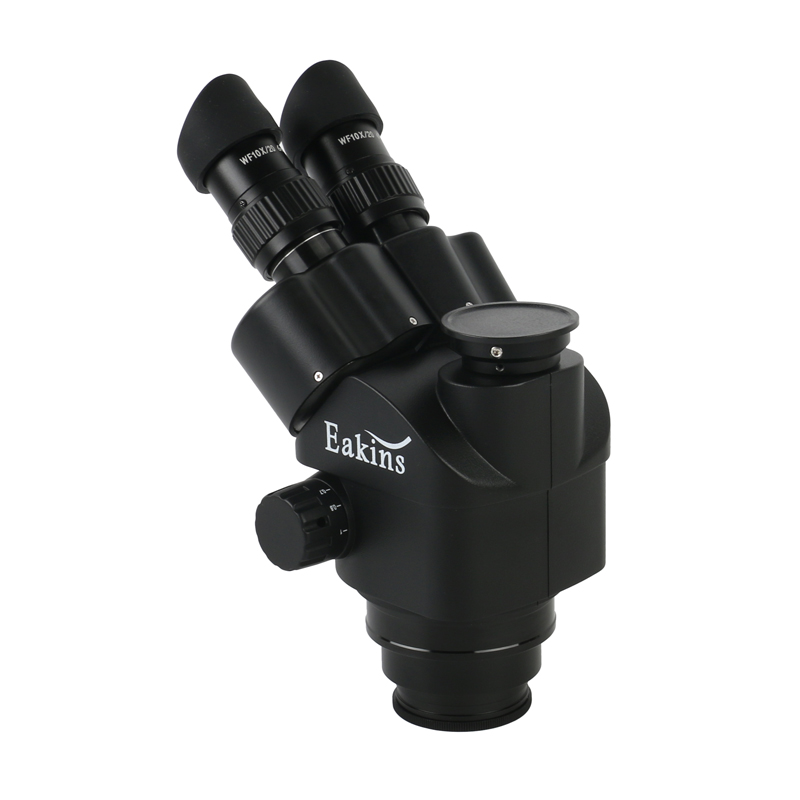 Trinocular Stereo Microscope 7X-45X - Parfocal Trinocular 7X-45X Simul-Focus Continuous Zoom