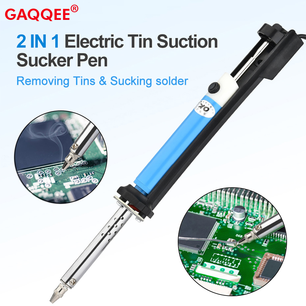 AC 110V/220V Electric Tin Suct - Desoldering Pump Electric Vacuum Station ulasan dan harga