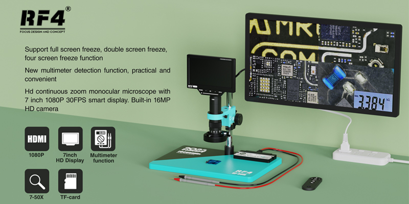 1080P 4K HDMI USB Industrial D - Simul-Focal Industrial Microscope 4K Hdmi ulasan dan harga