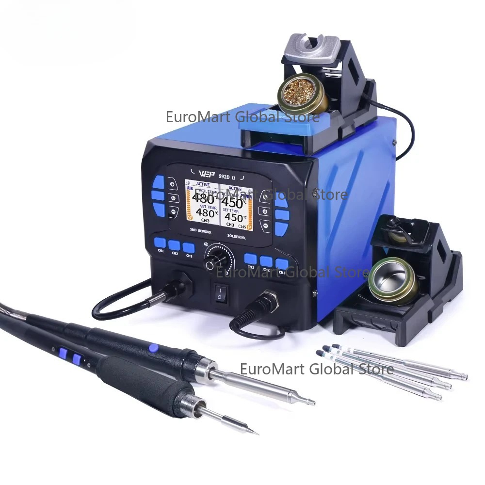 992D-II 2 In 1 LCD Display  Ho - C210 Precision Soldering Station ulasan dan harga