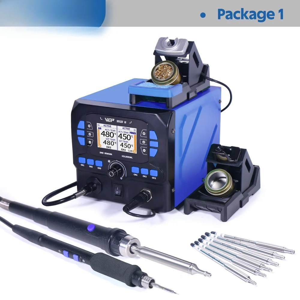 992D-II 2 In 1 LCD Display  Ho - C210 Precision Soldering Station ulasan dan harga