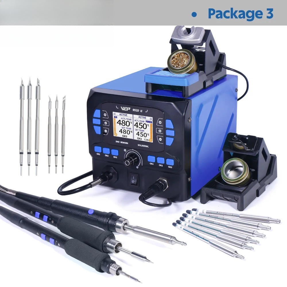 992D-II 2 In 1 LCD Display  Ho - C210 Precision Soldering Station ulasan dan harga