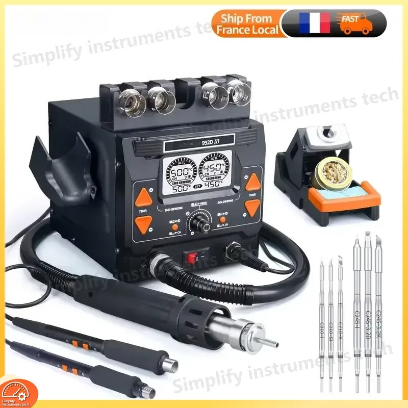 Silverflo 992D III 1220W Solde - C210 Precision Soldering Station ulasan dan harga