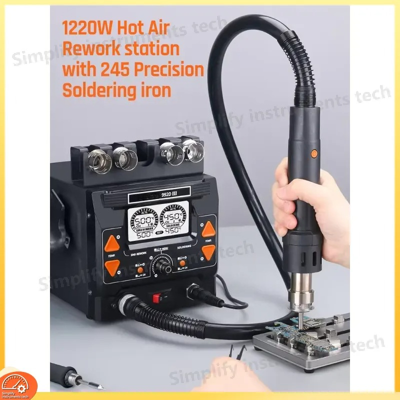 Silverflo 992D III 1220W Solde - C210 Precision Soldering Station ulasan dan harga