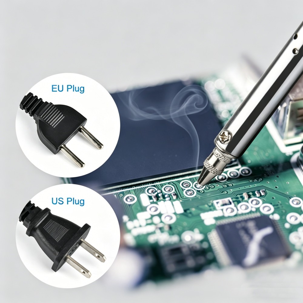 AC 220V Soldering Iron Electri - Desoldering Pump Electric Vacuum Station ulasan dan harga