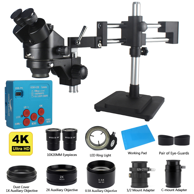4K 48MP HDMI USB Industrial Ca - Simul-Focal Industrial Microscope 4K Hdmi ulasan dan harga