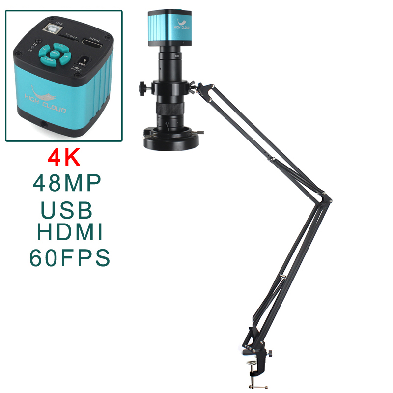 48MP 4K HDMI USB Video Digital - 4K Microscope Camera Sony Sensor ulasan dan harga