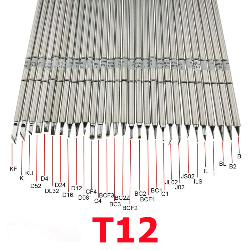 T12 Soldering Solder Iron Tips - T12 Soldering Station Oled ulasan dan harga