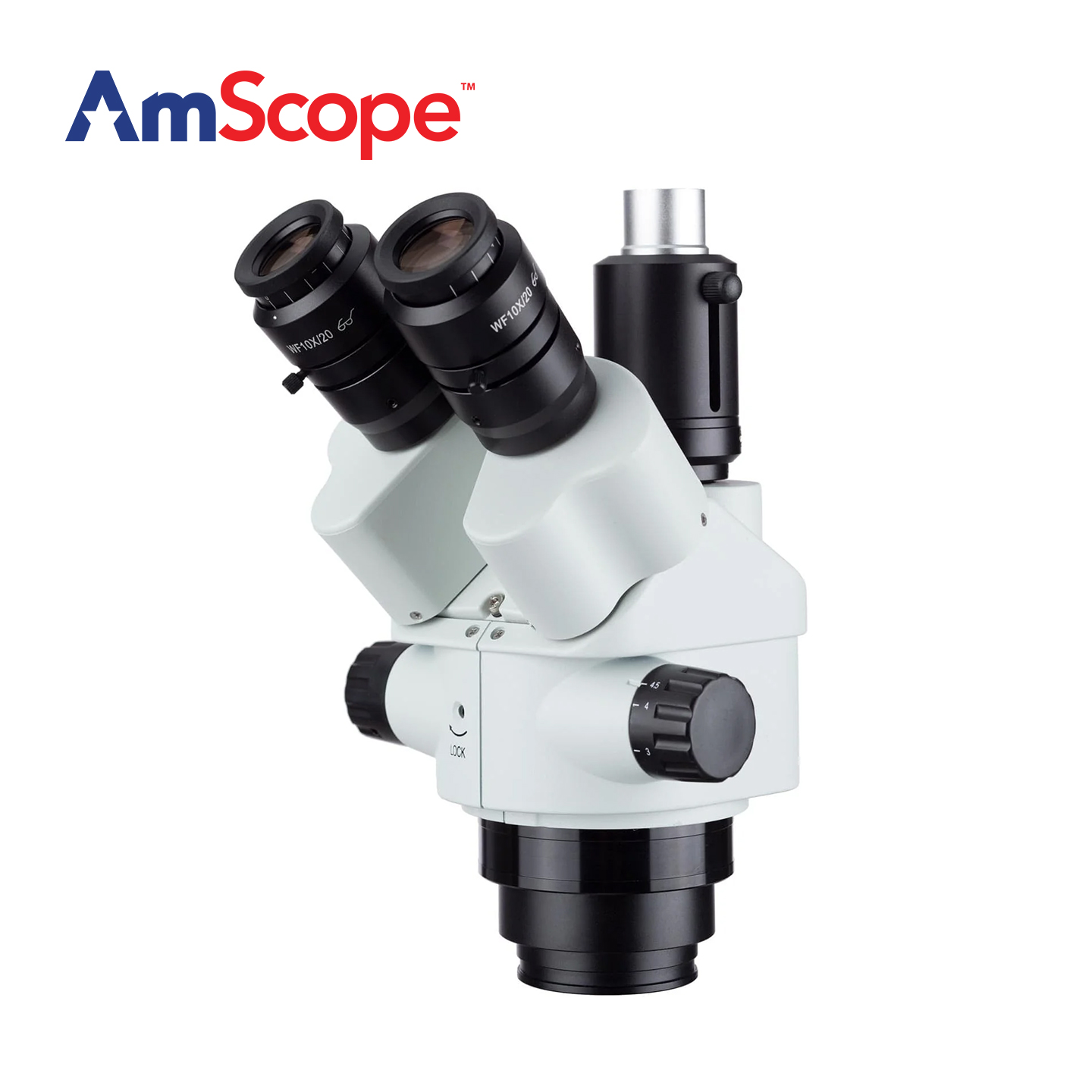 AmScope 7X-45X Magnification S - Trinocular Stereo Microscope 7X-45X ulasan dan harga