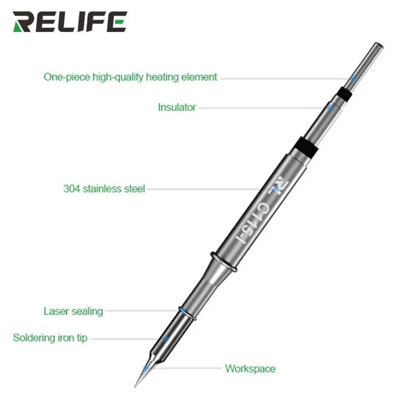 RELIFE C115-K/I/IS Nano-level  - C115 Nano Soldering Iron Station ulasan dan harga