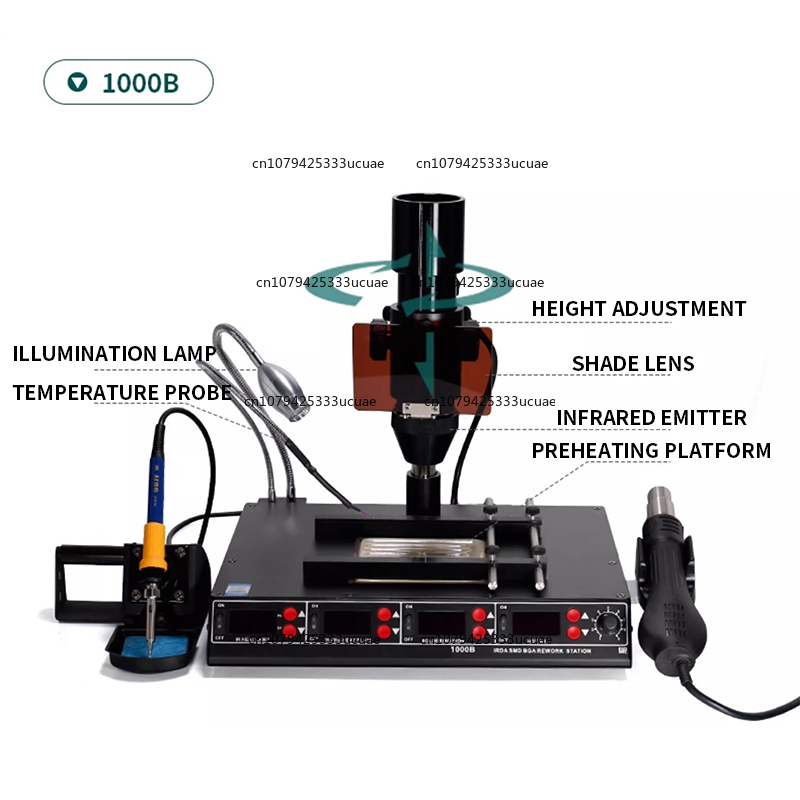 1000B/1000A Infrared Multifunc - Infrared Bga Rework Station ulasan dan harga
