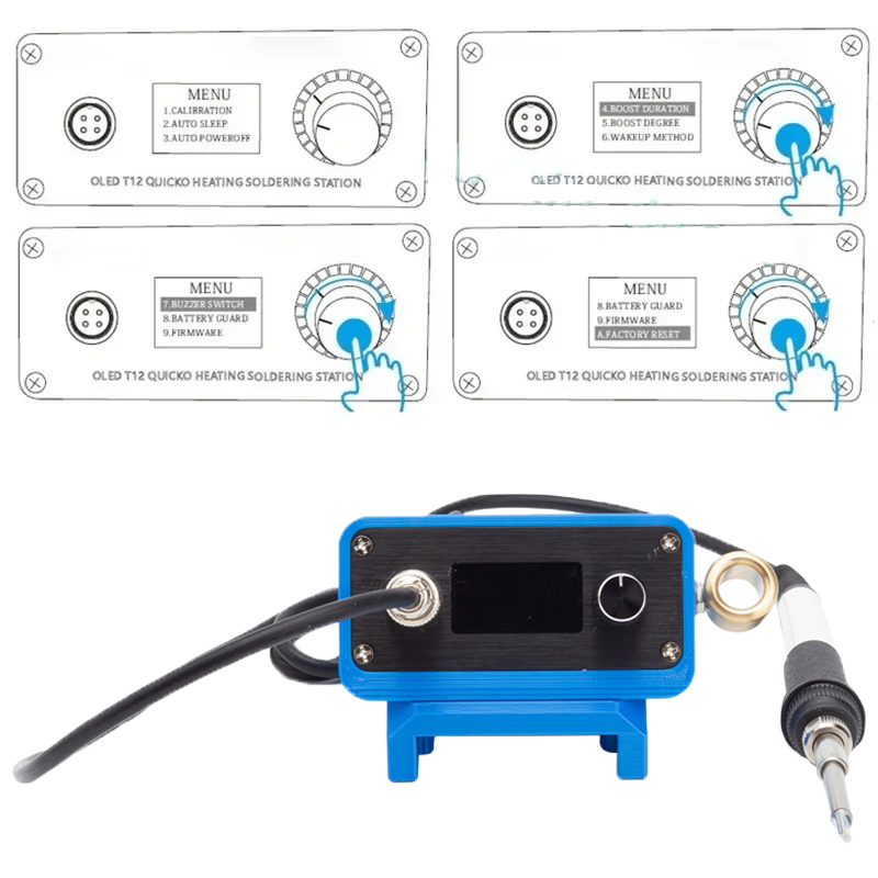 T12 soldering station solderin - T12 Soldering Station Oled ulasan dan harga