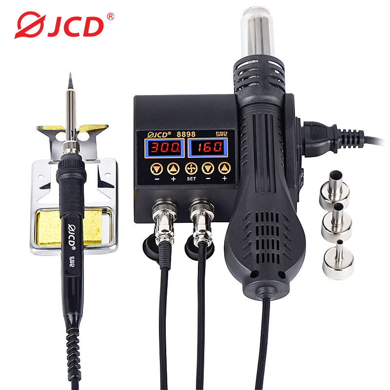2 in 1 750W Hot Air Gun LCD Di - 2 In 1 Soldering Rework Station 750W ulasan dan harga