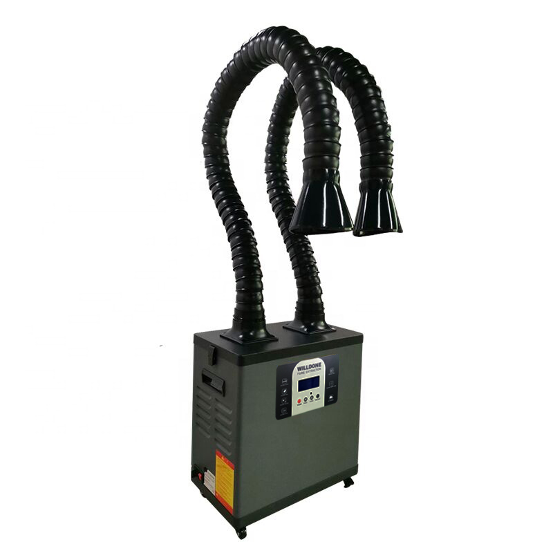 C200Y Portable High Power Dual - Fume Extractor Soldering Dual Arm ulasan dan harga