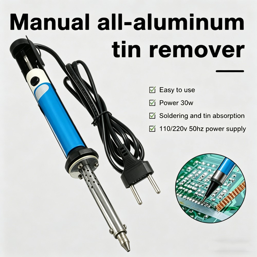 AC 220V Soldering Iron Electri - Desoldering Pump Electric Vacuum Station ulasan dan harga