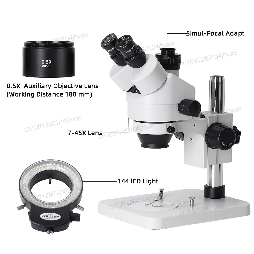 2025 NEW Real Photo 3.5X-45X   - Trinocular Stereo Microscope 7X-45X ulasan dan harga