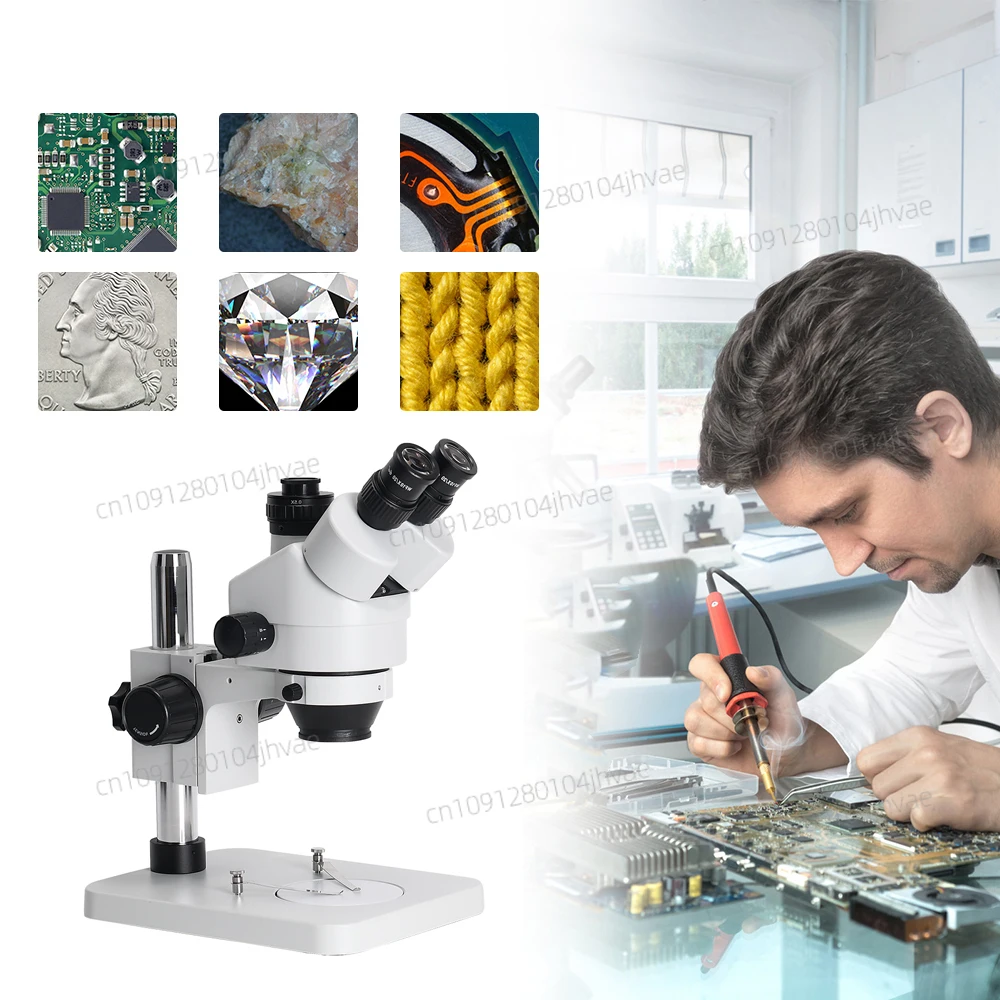 2025 NEW Real Photo 3.5X-45X   - Trinocular Stereo Microscope 7X-45X ulasan dan harga