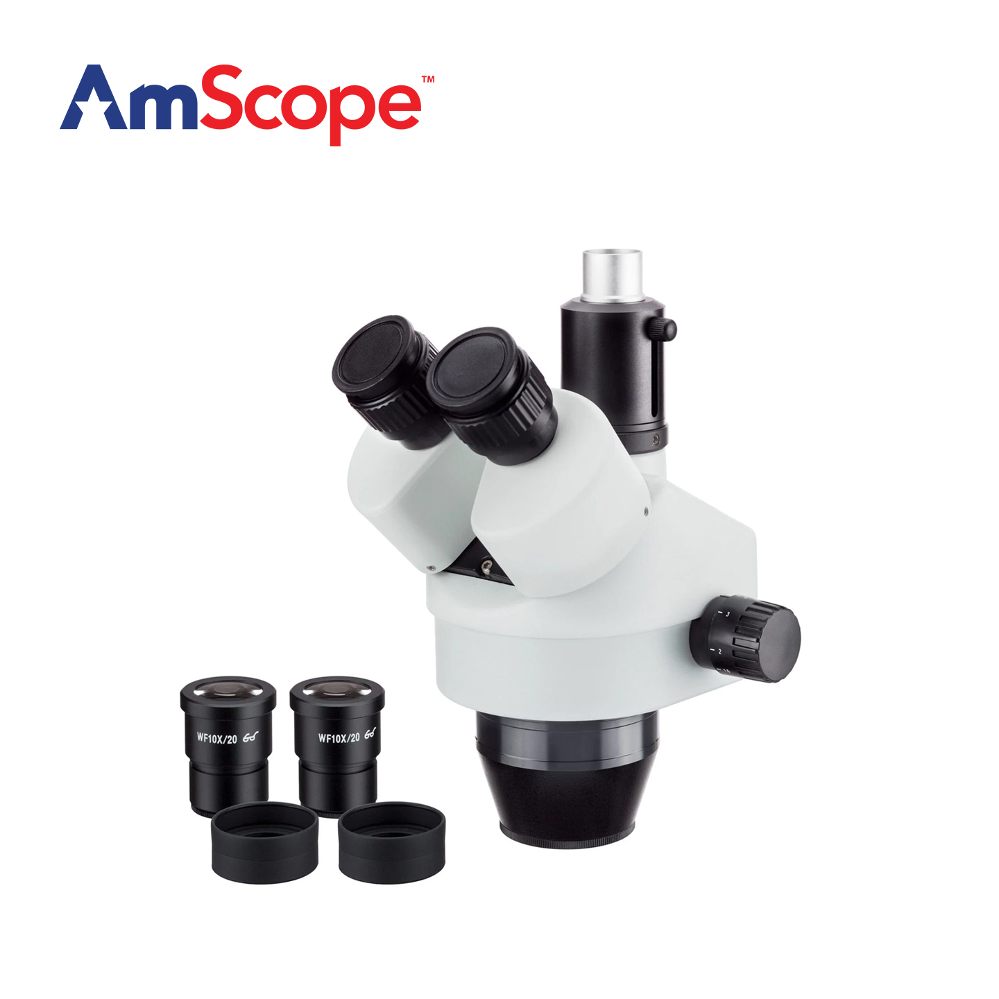 AmScope 7X-45X Magnification T - Trinocular Stereo Microscope 7X-45X ulasan dan harga