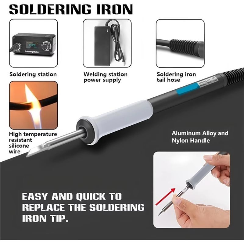 B23B T12 For Home Repairing So - T12 Soldering Station Oled ulasan dan harga