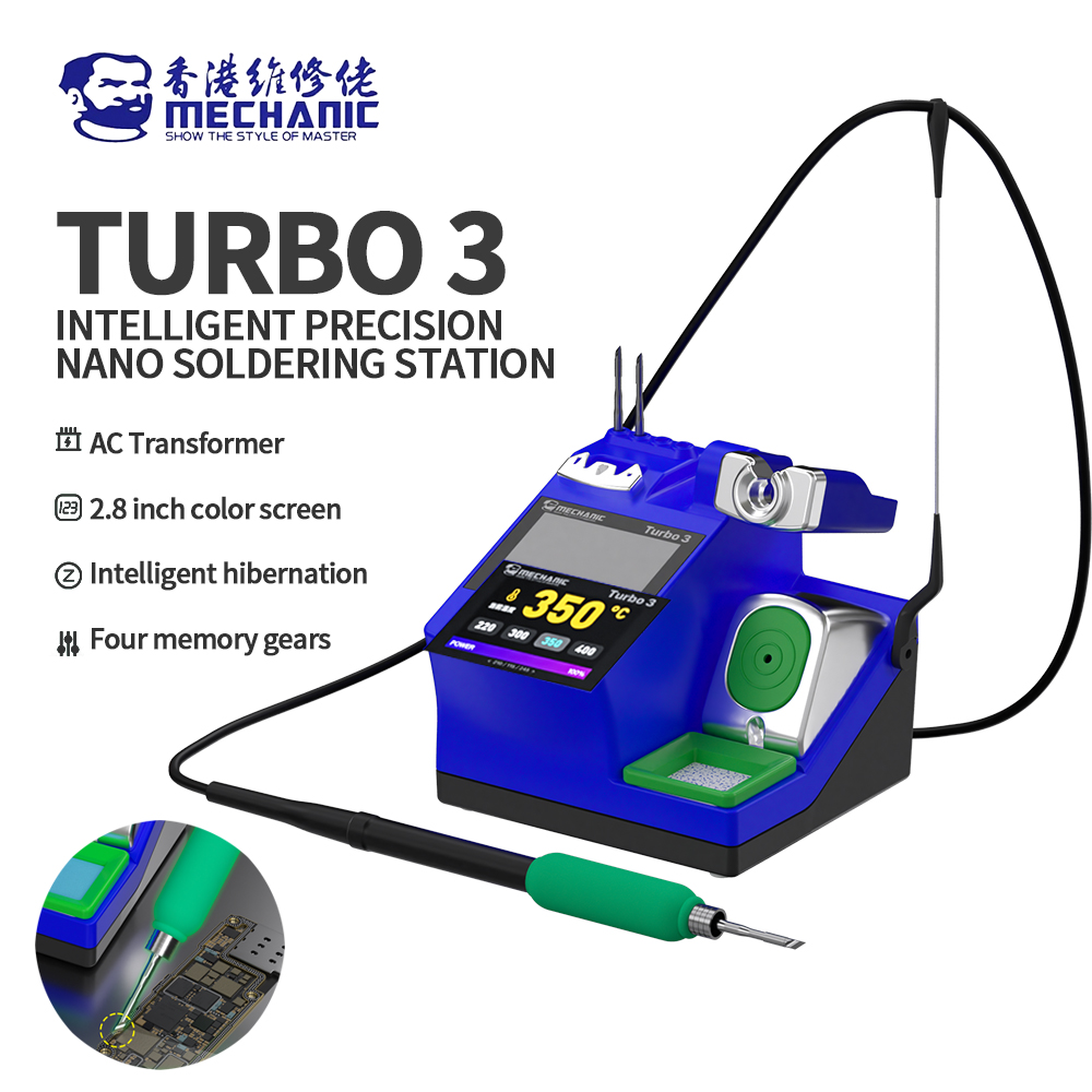 MECHANIC Turbo 3 150W Intellig - C210 Precision Soldering Station ulasan dan harga