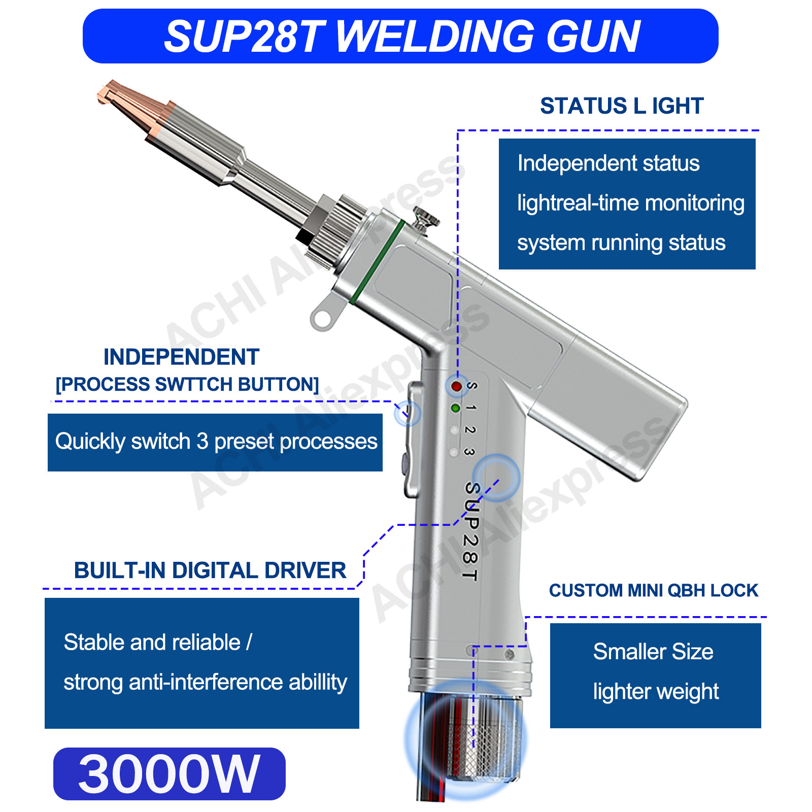Raycus 3000W Handheld 4-in-1 F - Laser Soldering Machine Handheld ulasan dan harga