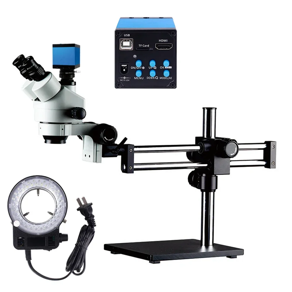 2026/Steady Base Double Boom S - Trinocular Stereo Microscope 7X-45X ulasan dan harga