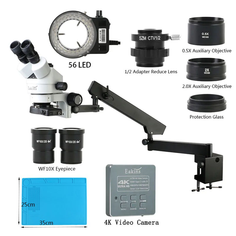 Simul Focal Industrial Trinocu - Simul-Focal Industrial Microscope 4K Hdmi ulasan dan harga