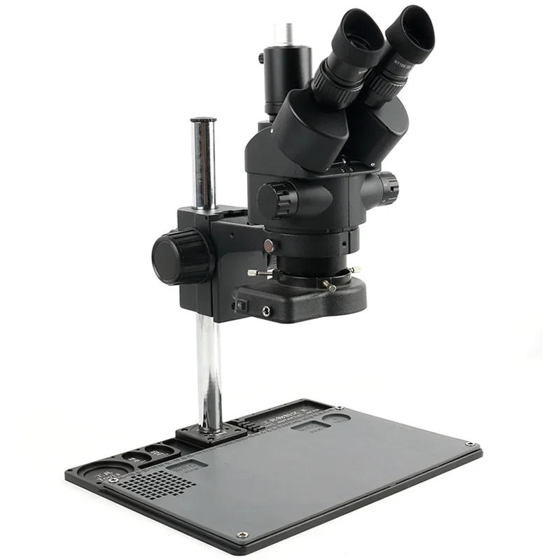 7X- 45X Zoom Industrial Simul- - Trinocular Stereo Microscope 7X-45X ulasan dan harga