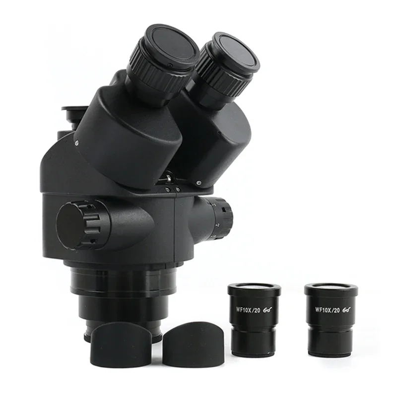7X- 45X Zoom Industrial Simul- - Trinocular Stereo Microscope 7X-45X ulasan dan harga