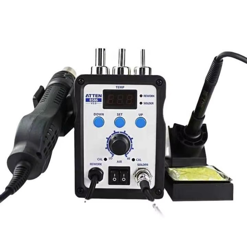 ATTEN AT8586 2 in 1 750W Lead  - 2 In 1 Soldering Rework Station 750W ulasan dan harga