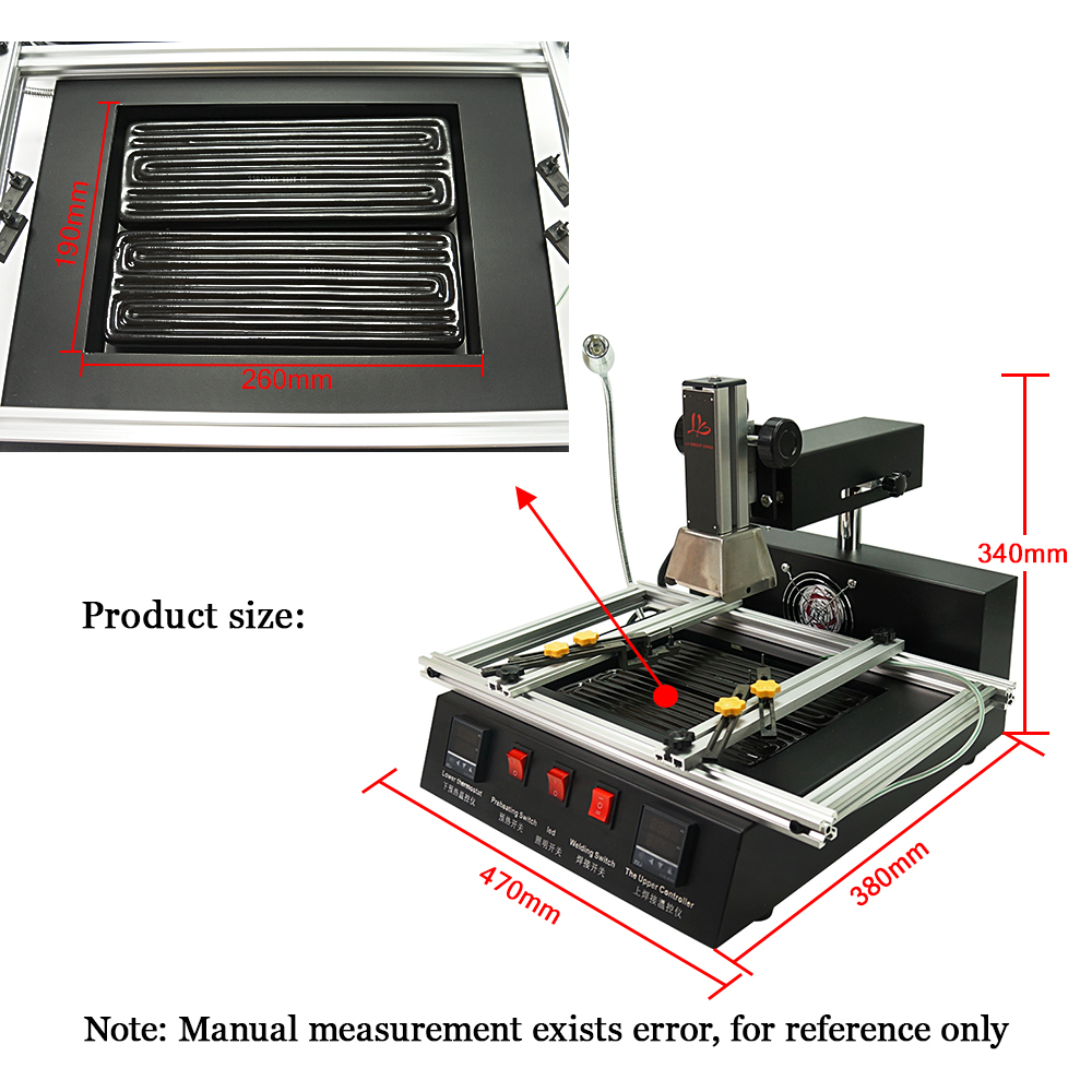 LY M770R BGA Rework Station 22 - Infrared Bga Rework Station ulasan dan harga