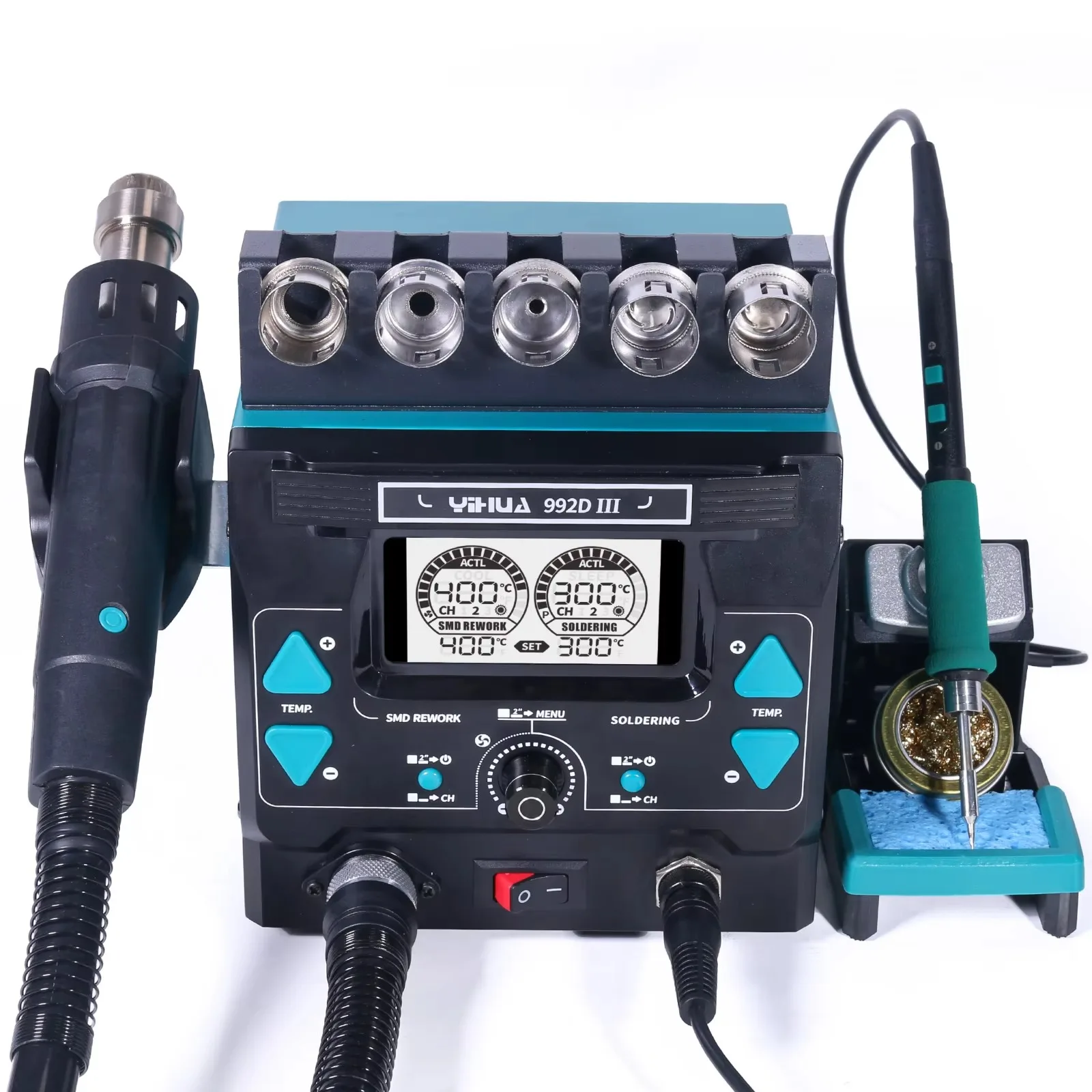YIHUA992D-III 1000W High Power - C210 Precision Soldering Station ulasan dan harga