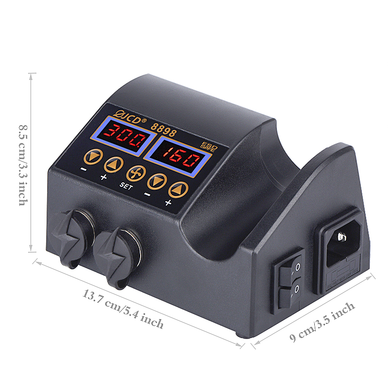 JCD 8898‑16 750W 2‑in‑1 LCD Di - 2 In 1 Soldering Rework Station 750W ulasan dan harga