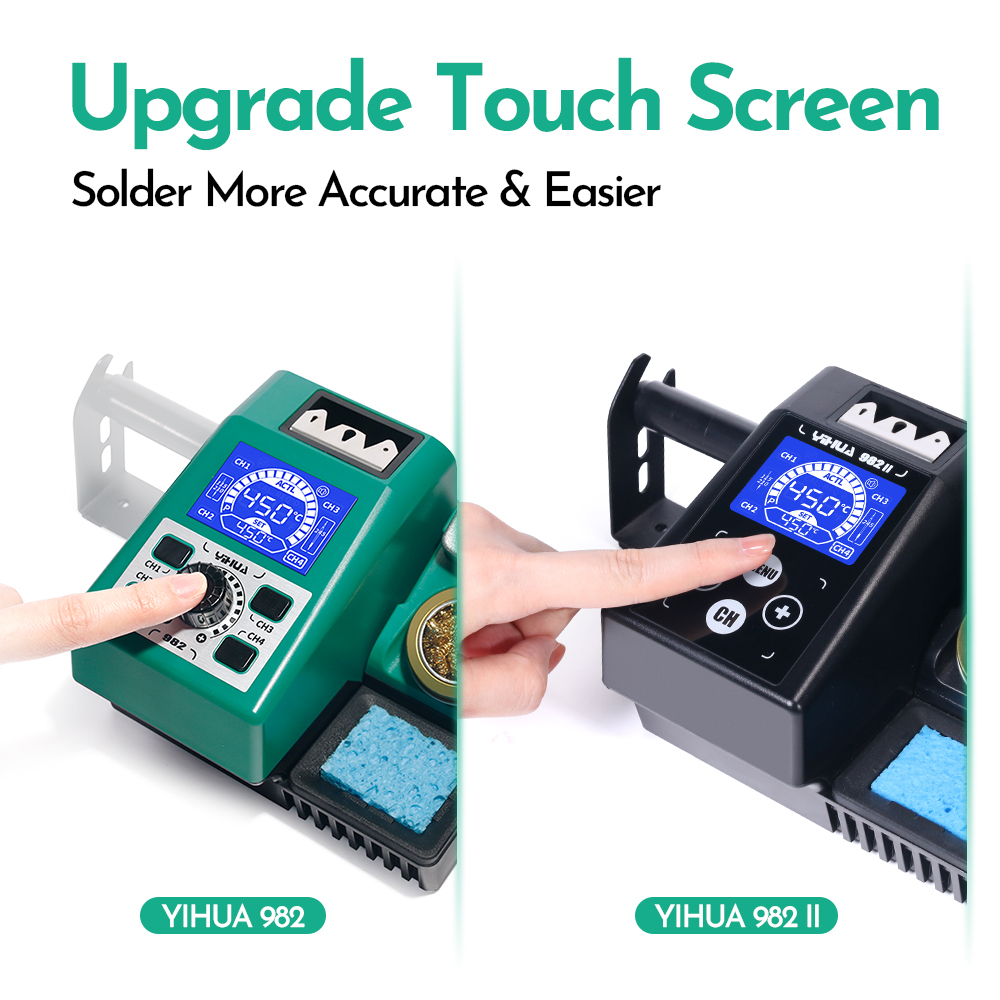 YIHUA 982-II Touch Screen C245 - C210 Precision Soldering Station ulasan dan harga