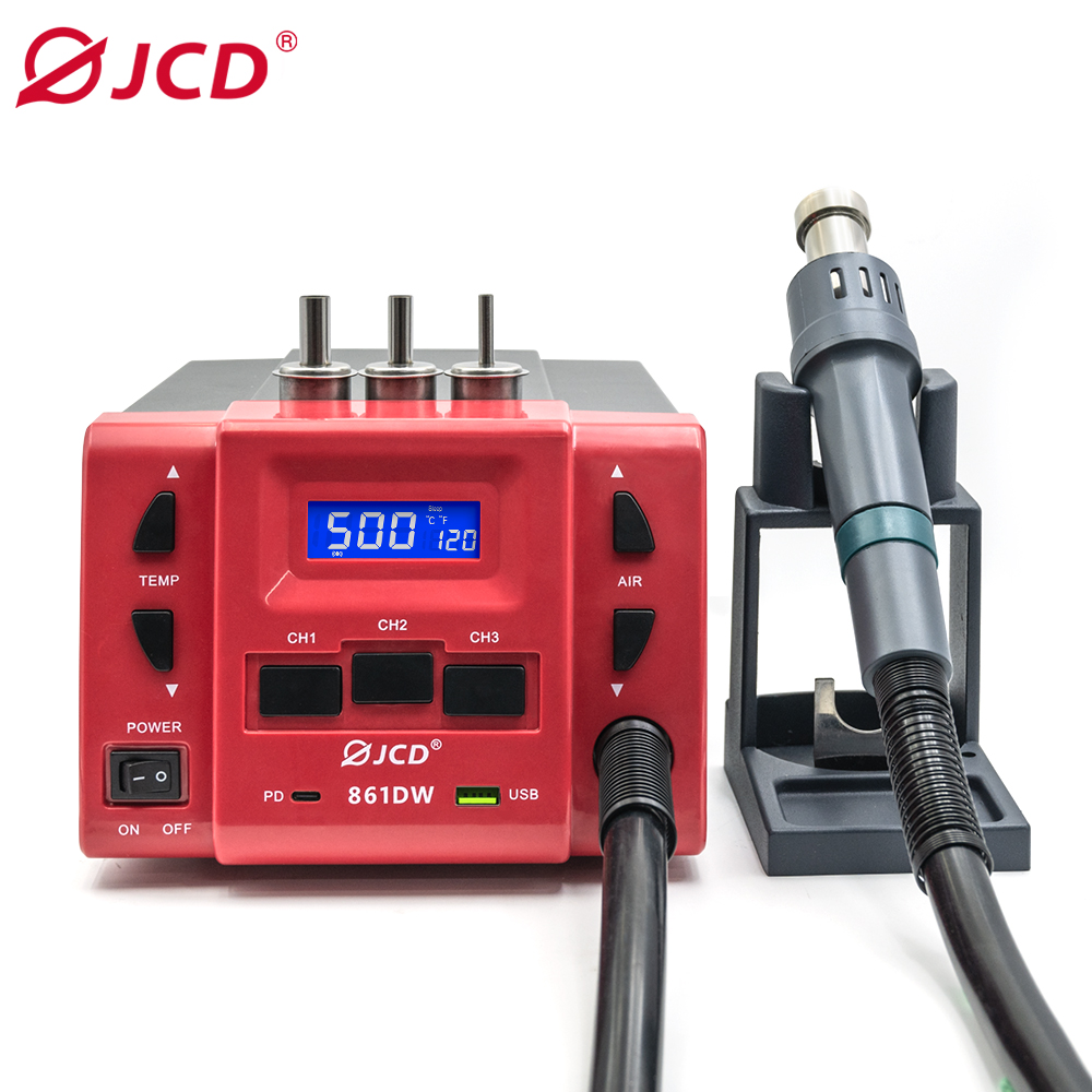 JCD 861DW Hot Air Gun 1000W Hi - Hot Air Rework Station 861Dw ulasan dan harga