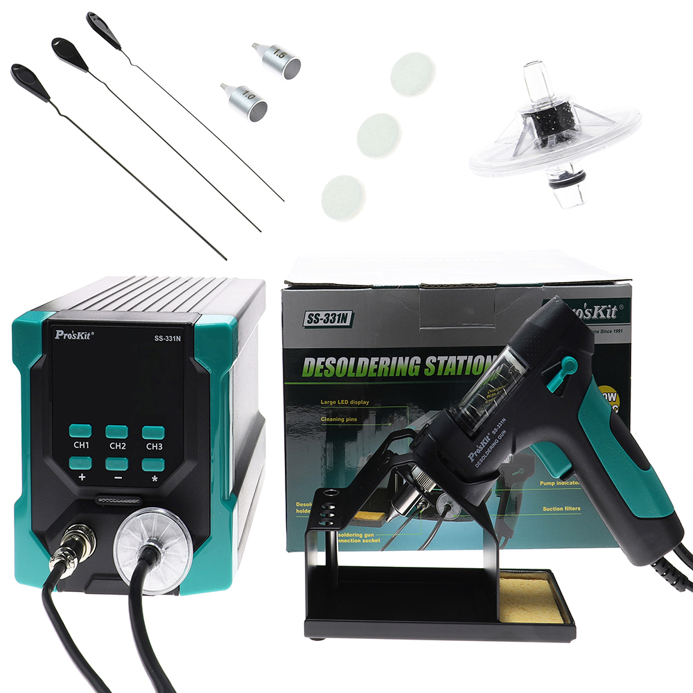SS-331N Digital Electric Desol - Desoldering Pump Electric Vacuum Station ulasan dan harga