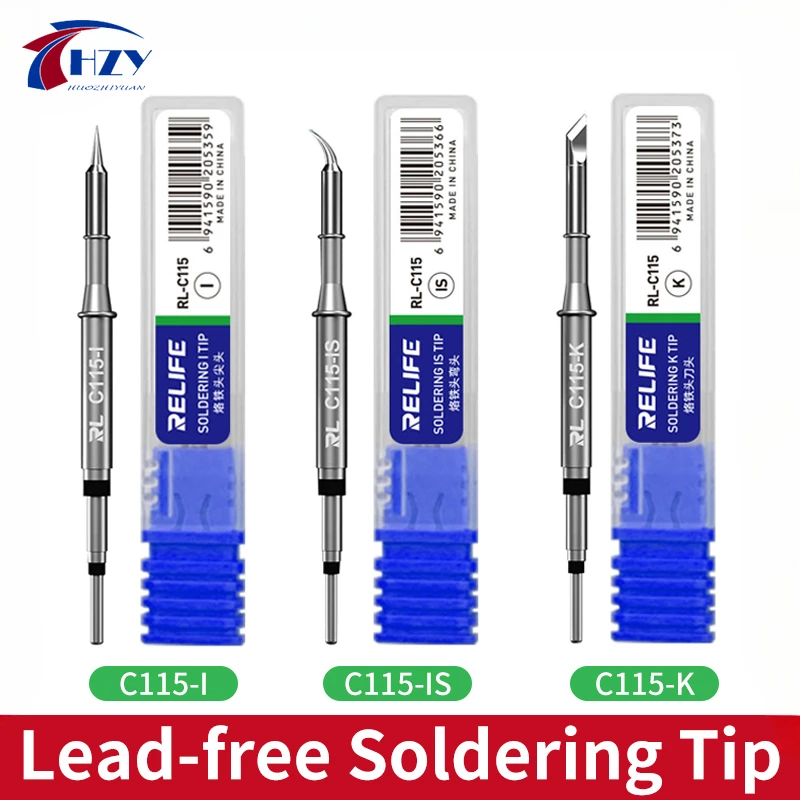RELIFE C115-K/I/IS Nano-level  - C115 Nano Soldering Iron Station ulasan dan harga