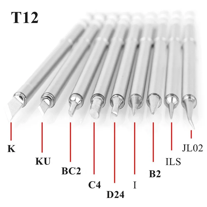 T12 Soldering Solder Iron Tips - T12 Soldering Station Oled ulasan dan harga