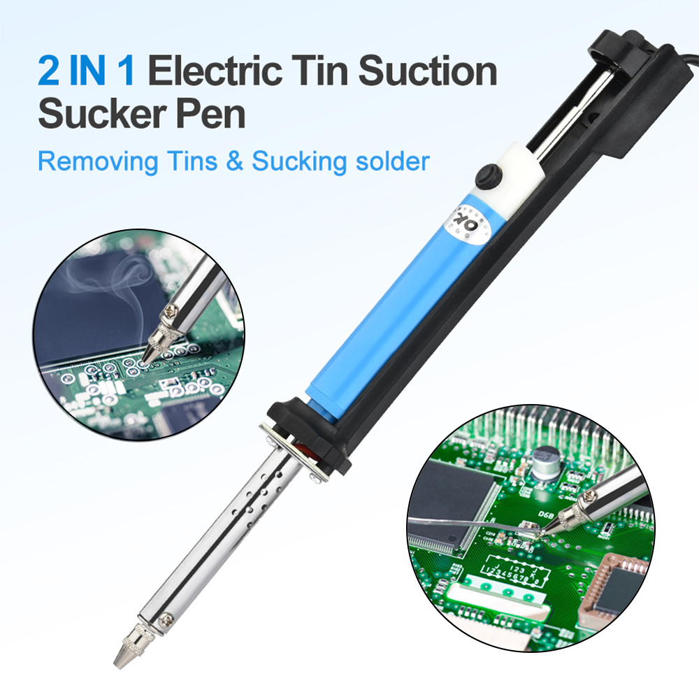 AC 110V/220V Electric Desolder - Desoldering Pump Electric Vacuum Station ulasan dan harga