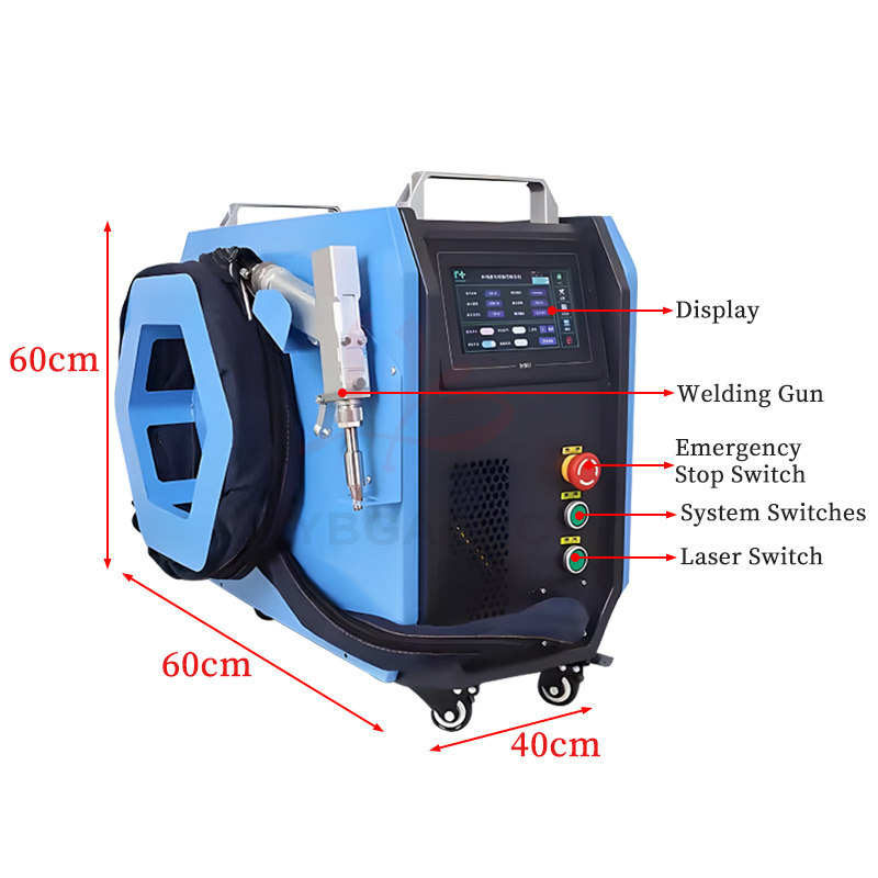 Air Cooled Handheld Laser Weld - Laser Soldering Machine Handheld ulasan dan harga