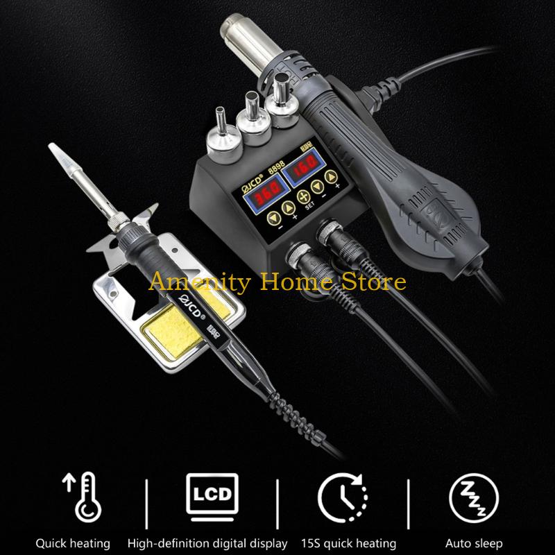 F26C 750W Rework Soldering Sta - 2 In 1 Soldering Rework Station 750W ulasan dan harga