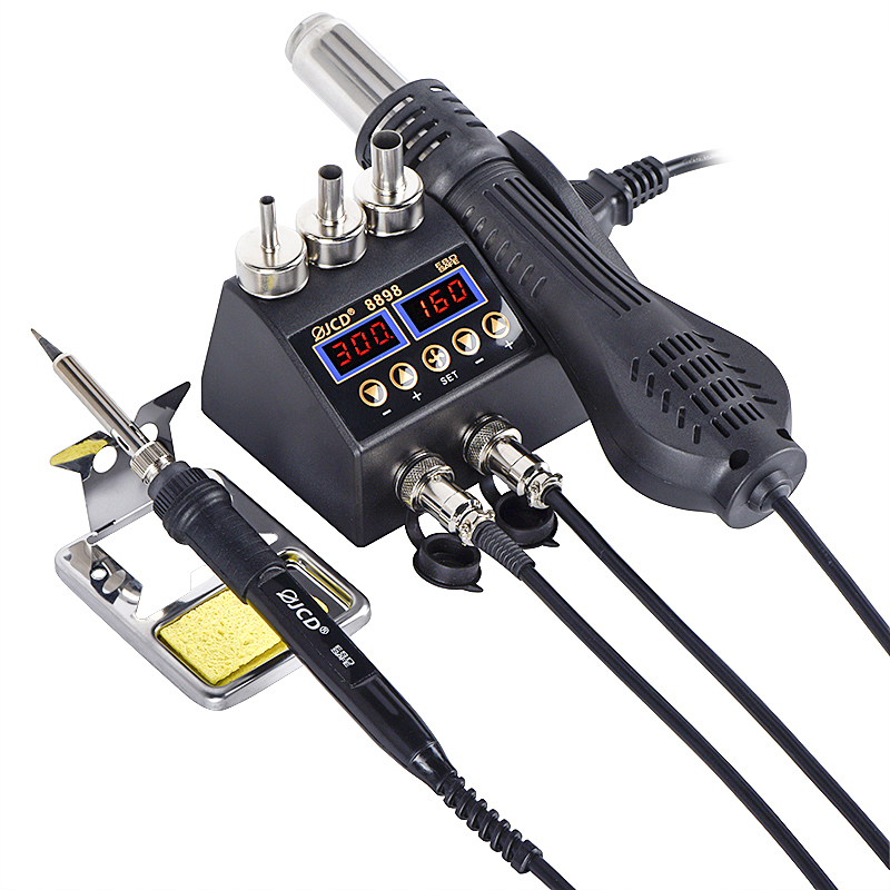 JCD 2 in 1 8898 Soldering Stat - 2 In 1 Soldering Rework Station 750W ulasan dan harga
