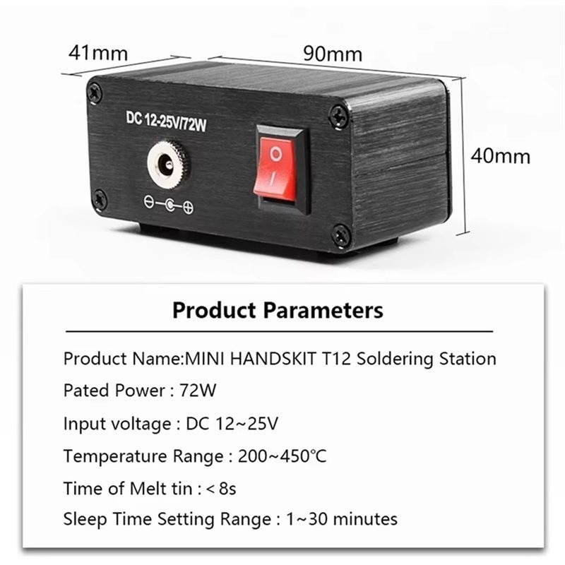 B03C-T12 Digital Soldering Sta - T12 Soldering Station Oled ulasan dan harga