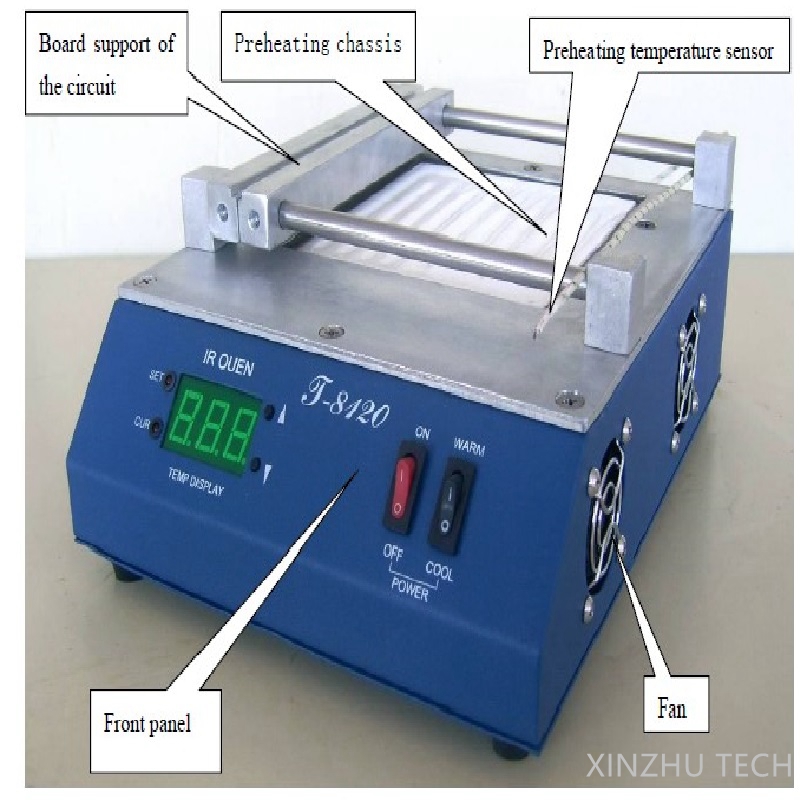 PUHUI T-8120 Preheater IR Preh - Infrared Bga Rework Station ulasan dan harga