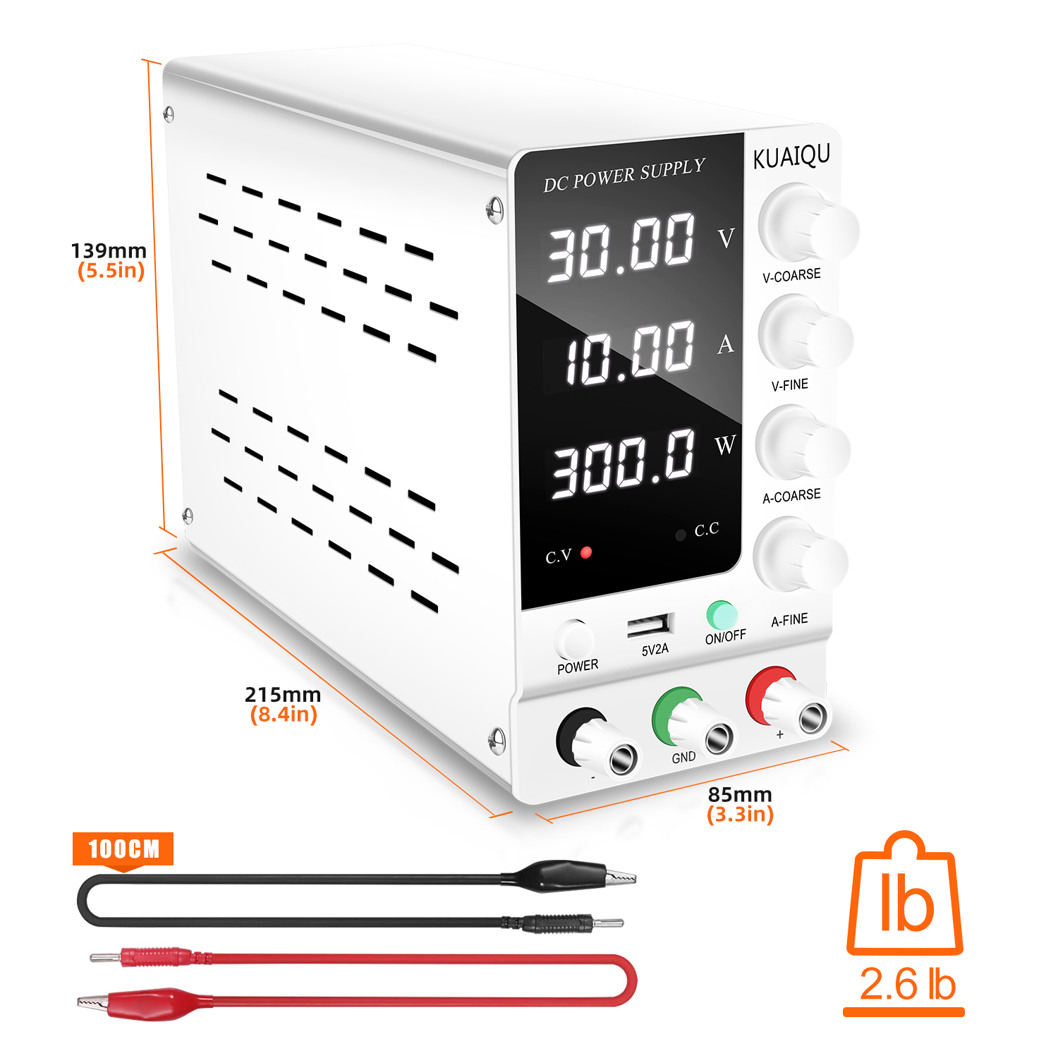 KUAIQU Lab DC Power Supply 30V - High Precision Dc Power Supply 30V 10A ulasan dan harga